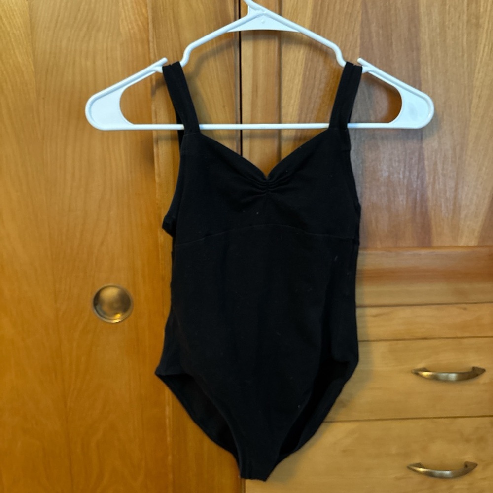 wear moi black leotard size XS